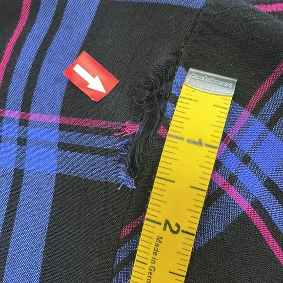 Tie Back Check Smock Dress - Picture 12 of 15